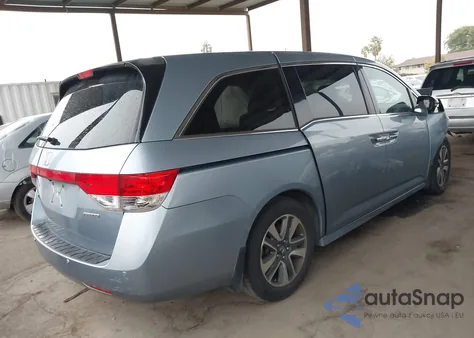 2014 Honda Odyssey Touring/Touring Elite from USA, damaged, VIN 5FNRL5H92EB042225